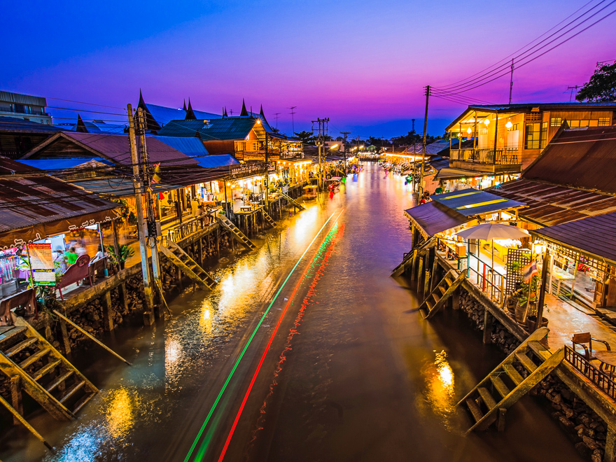 암파와 수상 시장(Amphawa Floating Market)